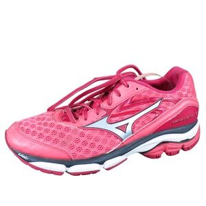 Mizuno Wave Inspire 12 Womens Running Shoes Size 8 Pink Mesh Stability Trainer